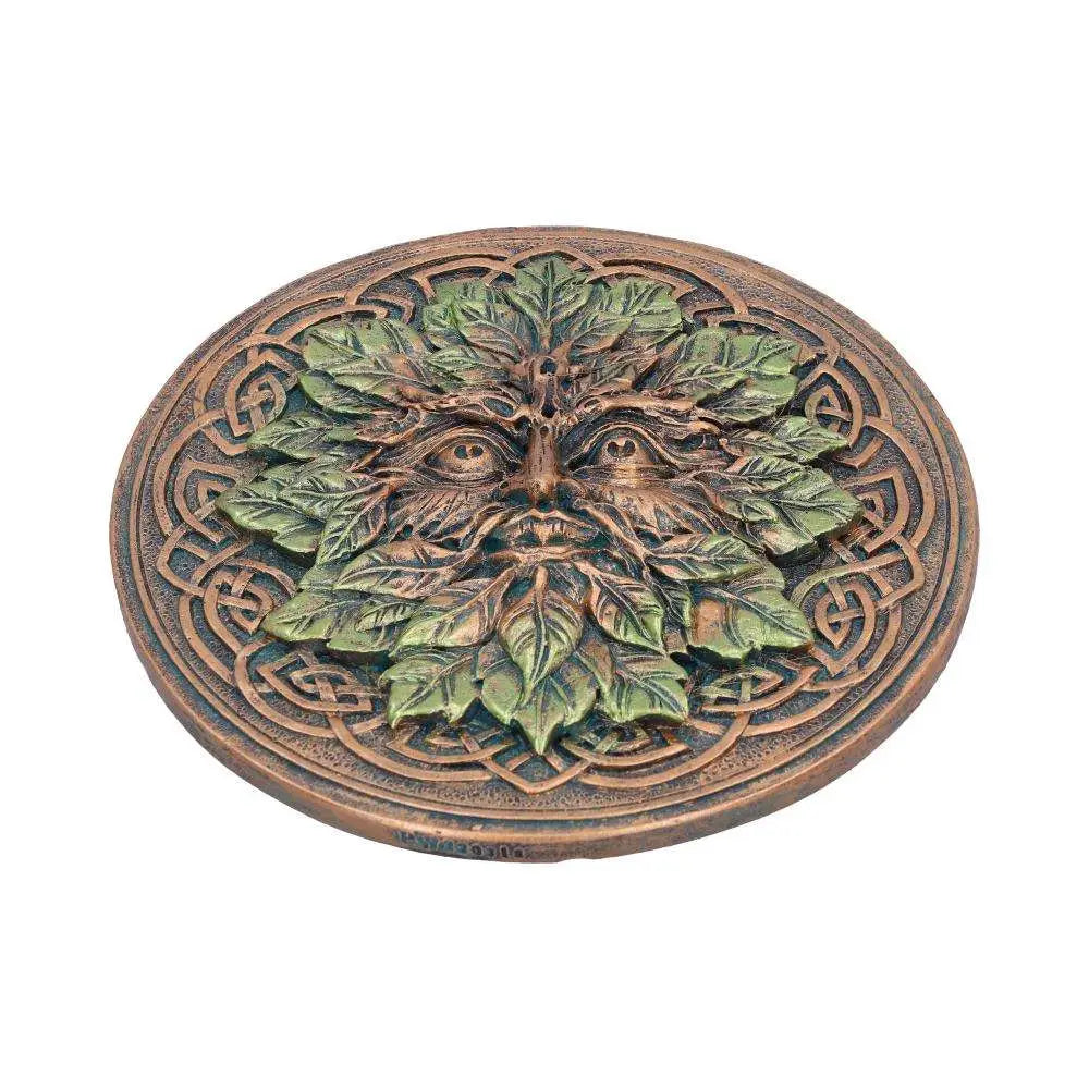 GREEN MAN TREE SPIRIT FOREST FRAGRANCE INCENSE BURNER