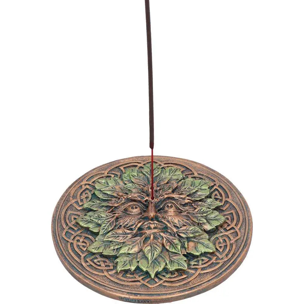 GREEN MAN TREE SPIRIT FOREST FRAGRANCE INCENSE BURNER