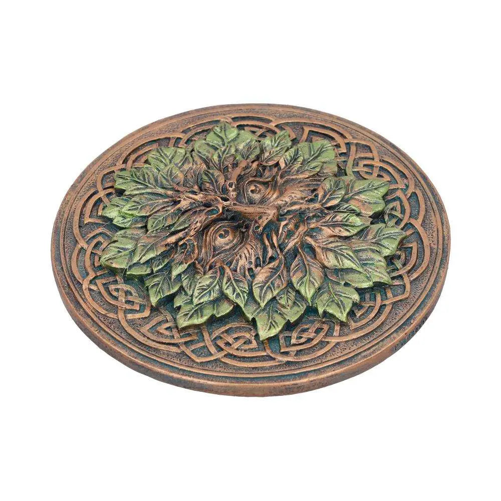 GREEN MAN TREE SPIRIT FOREST FRAGRANCE INCENSE BURNER
