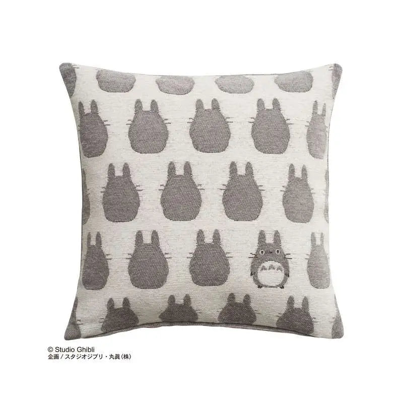 MY NEIGHBOR TOTORO SILHOUETTE GREY NAP CUSHION