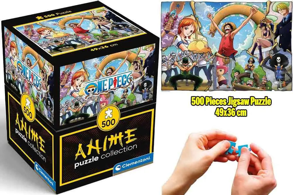 ONE PIECE THE CREW ANIME COLLECTION CUBE BOX PUZZLE 500 PCS