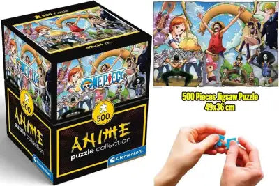 ONE PIECE THE CREW ANIME COLLECTION CUBE BOX PUZZLE 500 PCS
