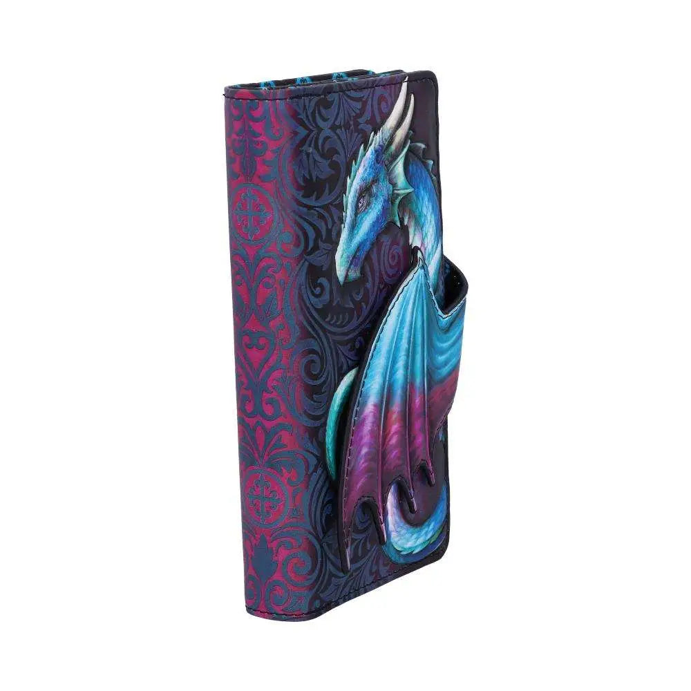 DRAGON TAKE FLIGHT BLUE EMBOSSED WALLET