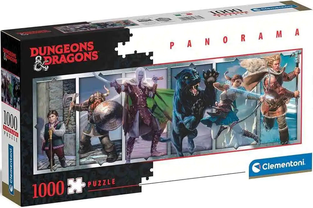 Dungeons & Dragons Puzzle Collection - Companions Of The Hall - Panorama Jigsaw Puzzle 1000 Pcs