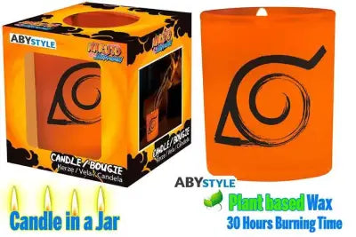 NARUTO KONOHA CANDLE IN A JAR