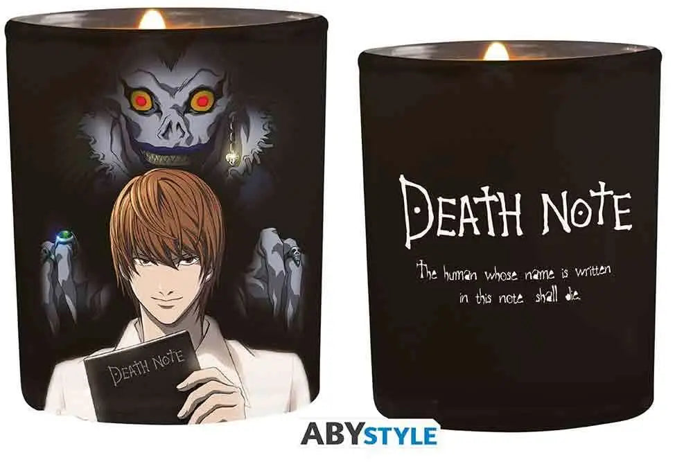 DEATH NOTE LIGHT & RYUK CANDLE IN A JAR