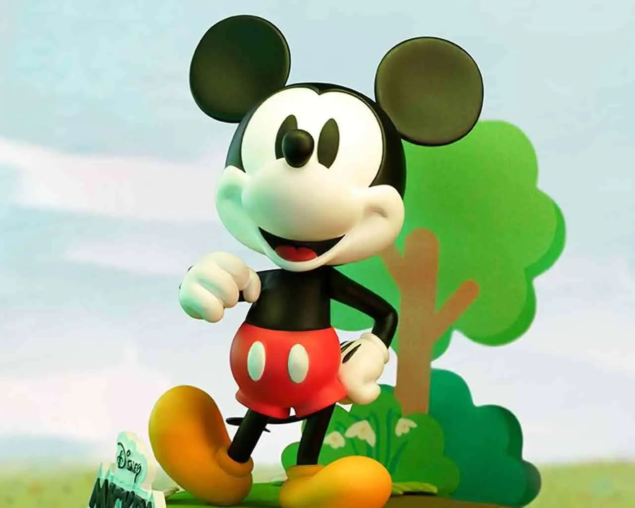 DISNEY MICKEY MOUSE SUPER FIGURE COLLECTION 1/10 PVC STATUE
