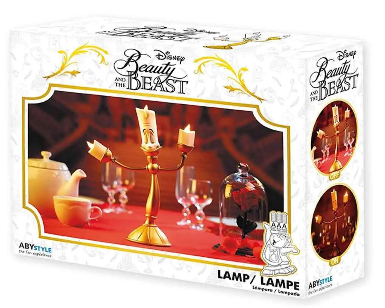 DISNEY BEAUTY & THE BEAST LUMIERE DESK LAMP