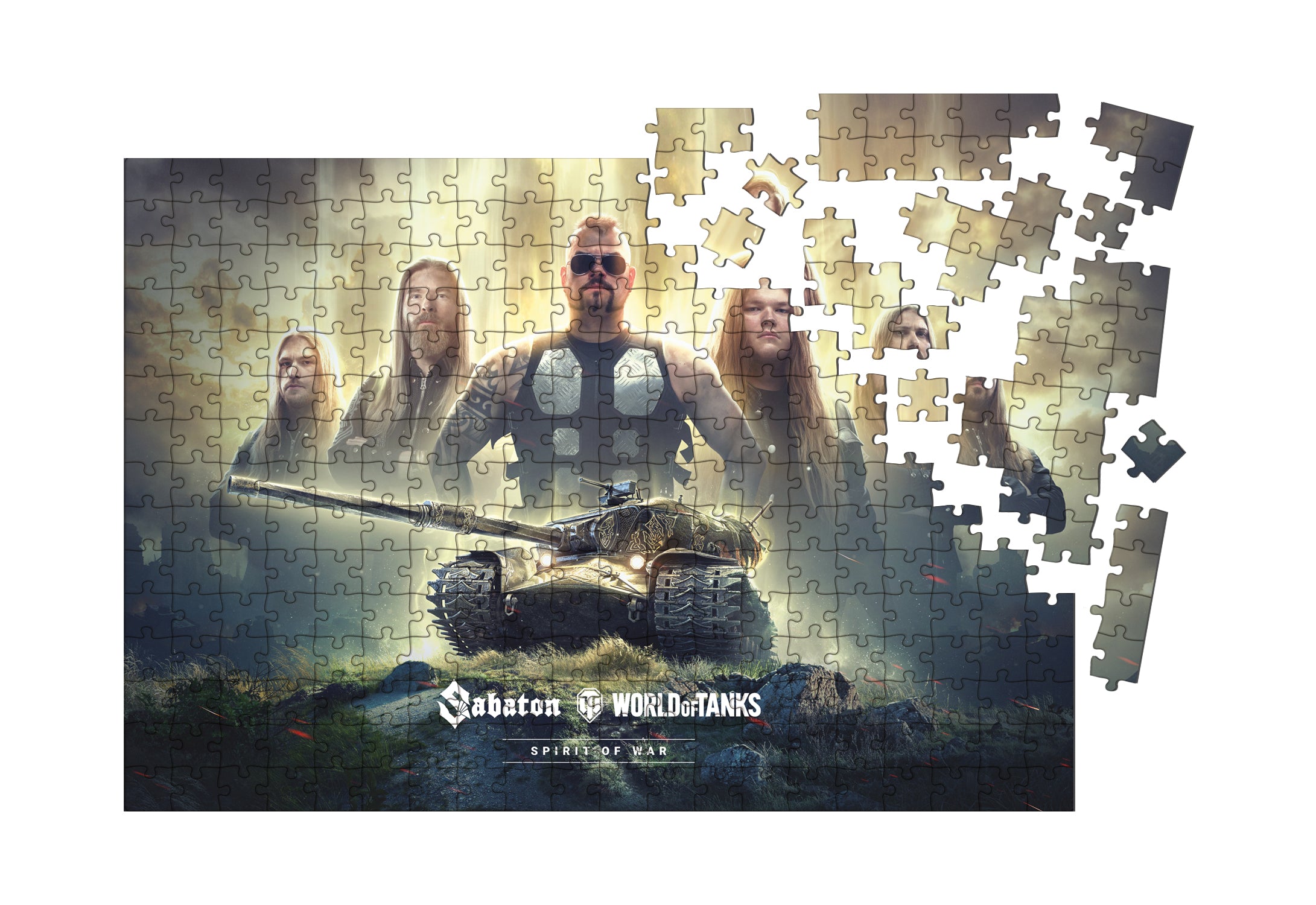 World of Tanks Sabaton - Band Puzzle Limited Edition, 1000 pcs