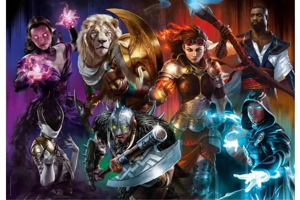 Gaming Puzzle Collection - Cube500 Magic The Gathering: Mana Warriors - Jigsaw Puzzle 500 Pcs