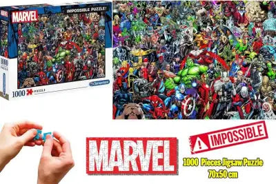 MARVEL ALL CAST IMPOSSIBLE PUZZLE 1000 PCS