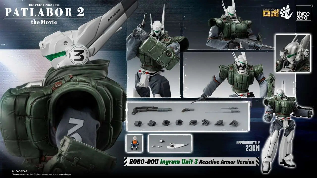 PATLABOR 2 THE MOVIE ROBO-DOU INGRAM UNIT 3 REACTIVE ARMOR VER