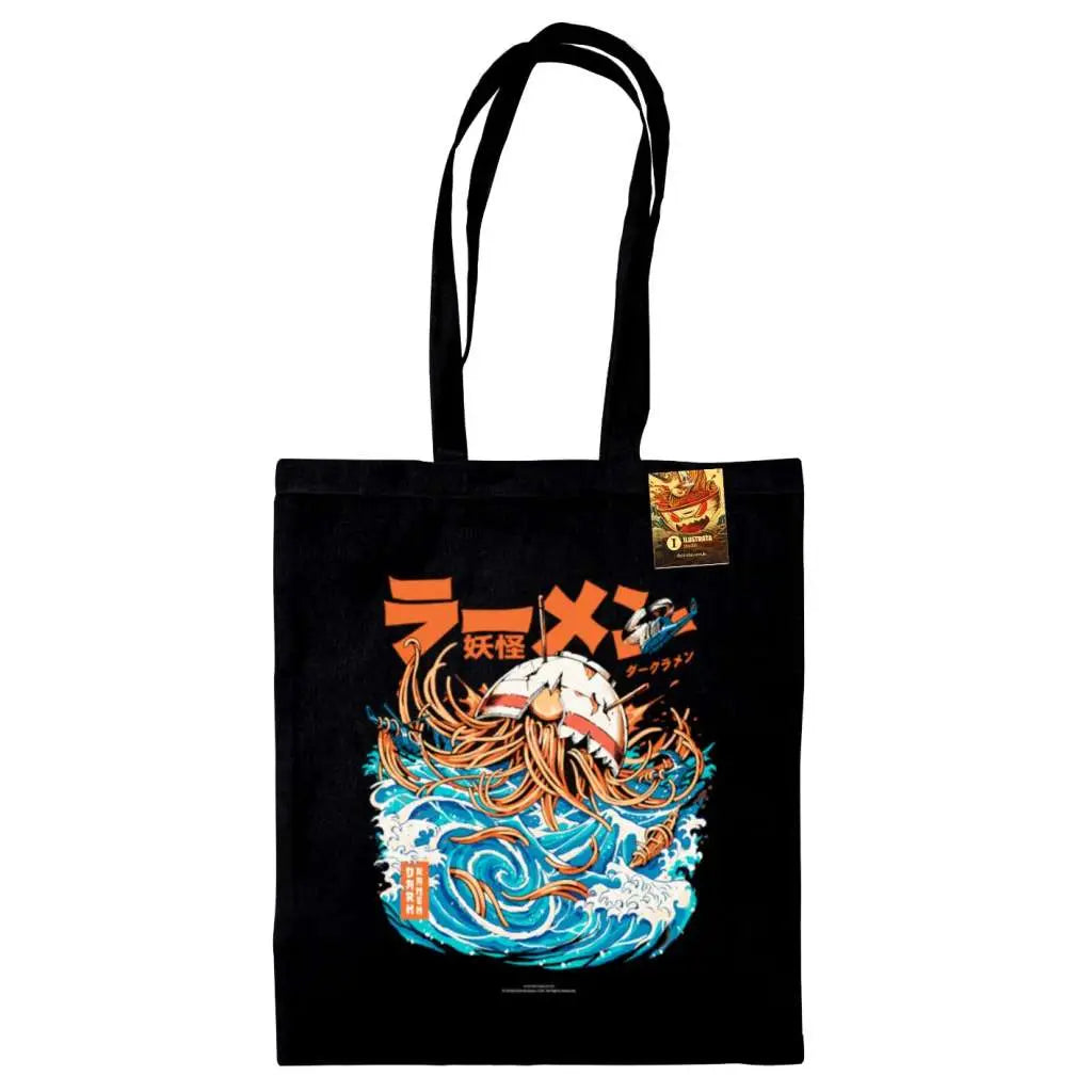 ILUSTRATA DARK RAMEN TOTE BAG