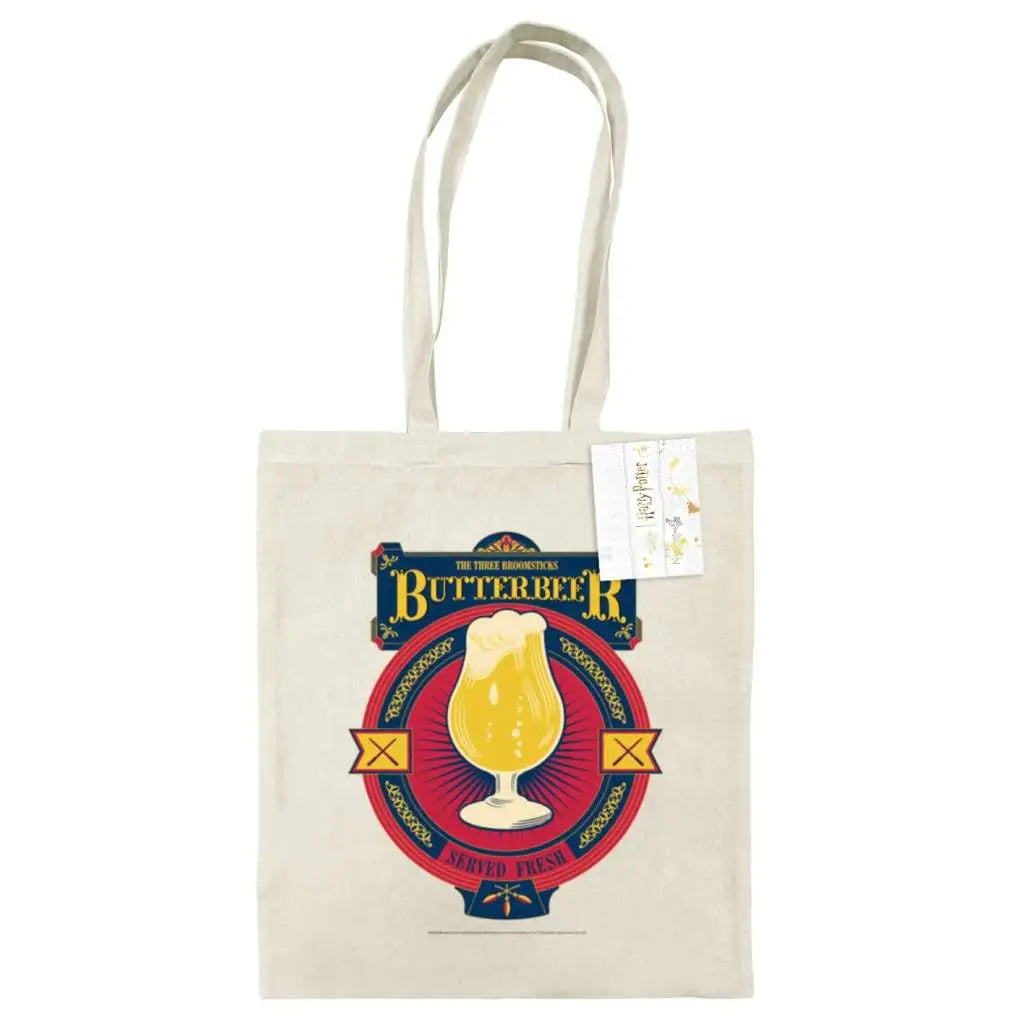 HARRY POTTER BUTTERBEER CREAM TOTE BAG