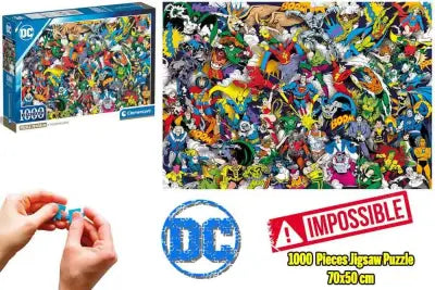 DC COMICS SILVER AGE IMPOSSIBLE PUZZLE 1000 PCS
