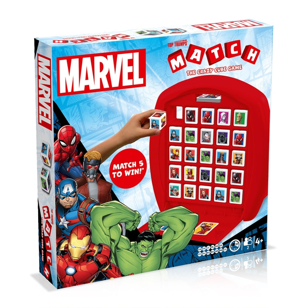 Winning Moves Marvel - Top Trumps Match Refreshed Packaging Board Game