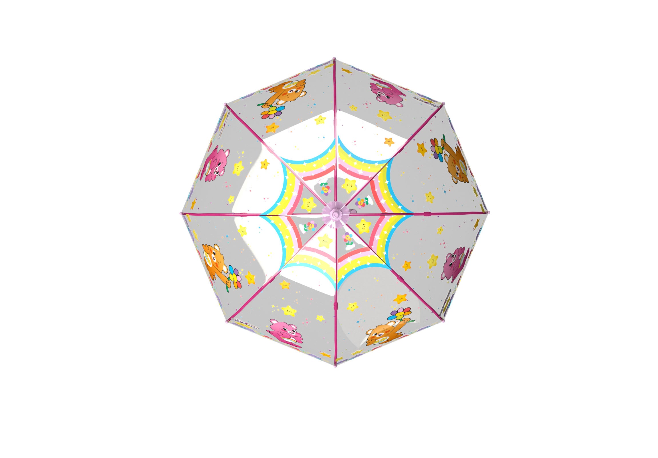 CARE BEAR - Manual Transparent Umbrella 48 cm