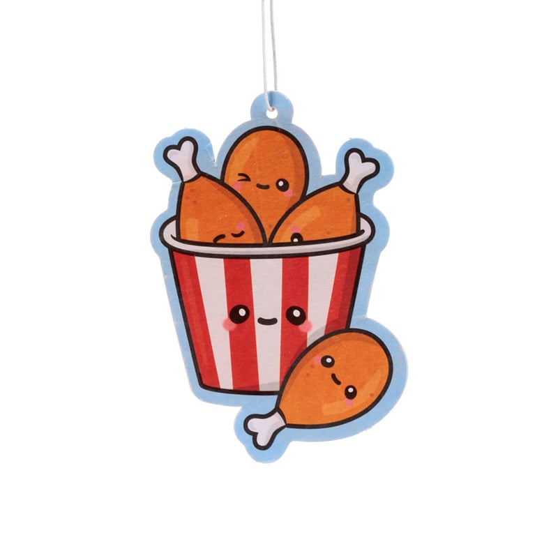 KAWAII - Fried Chicken - Car Air Freshener - Lemon