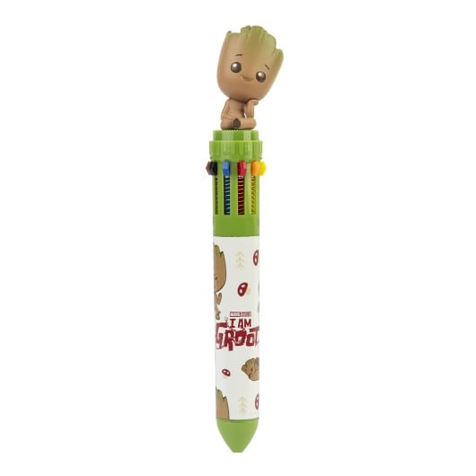 GROOT - Stylo-Bille 10 couleurs 3D