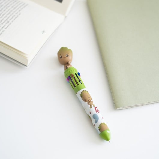 GROOT - Stylo-Bille 10 couleurs 3D