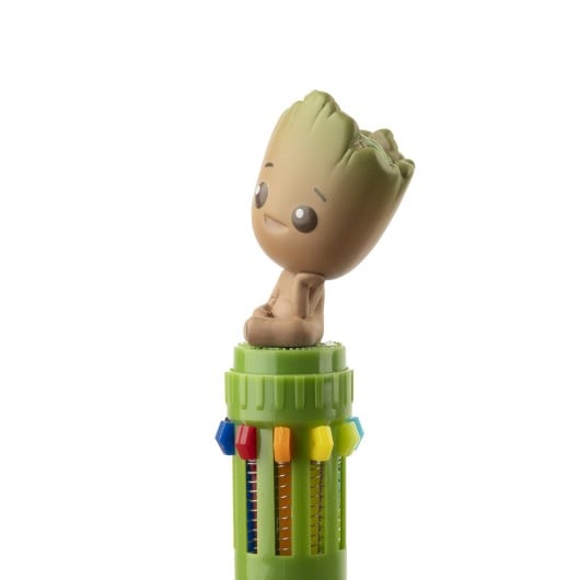 GROOT - Stylo-Bille 10 couleurs 3D
