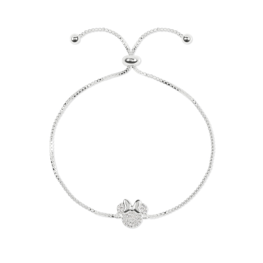 MINNIE - Adjutable Bracelet + Crystal Pendant