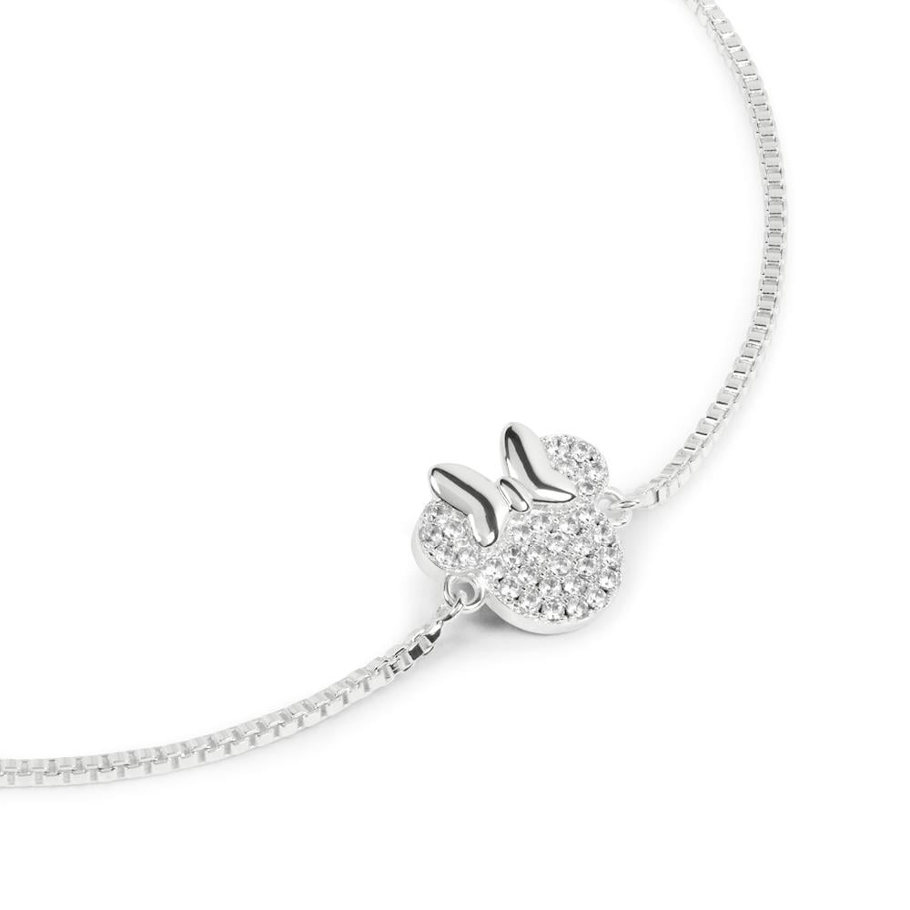 MINNIE - Bracelet Ajustable + Pendentif serti de pierres