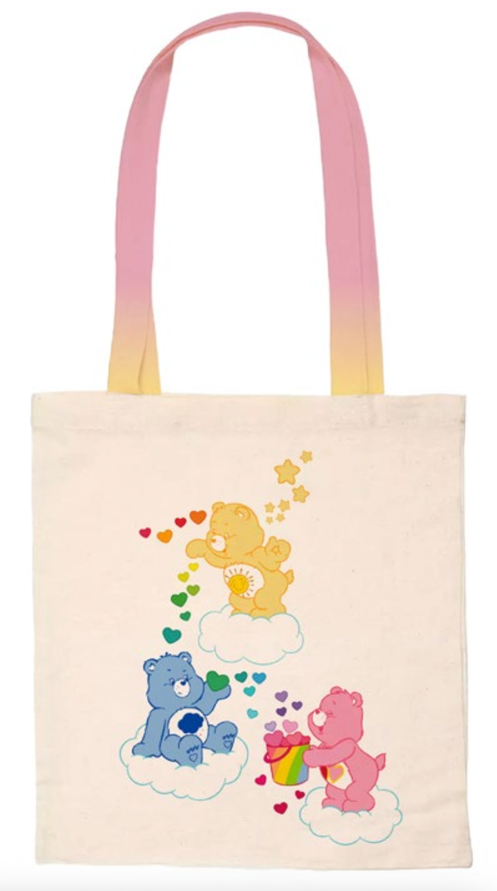 CAREBEAR - Rainbow - Tote Bag 40x33x1cm