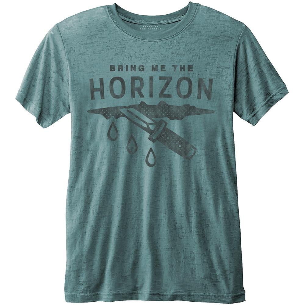 BRING ME THE HORIZON - T-Shirt - Wound - Turquoise - Men (L)