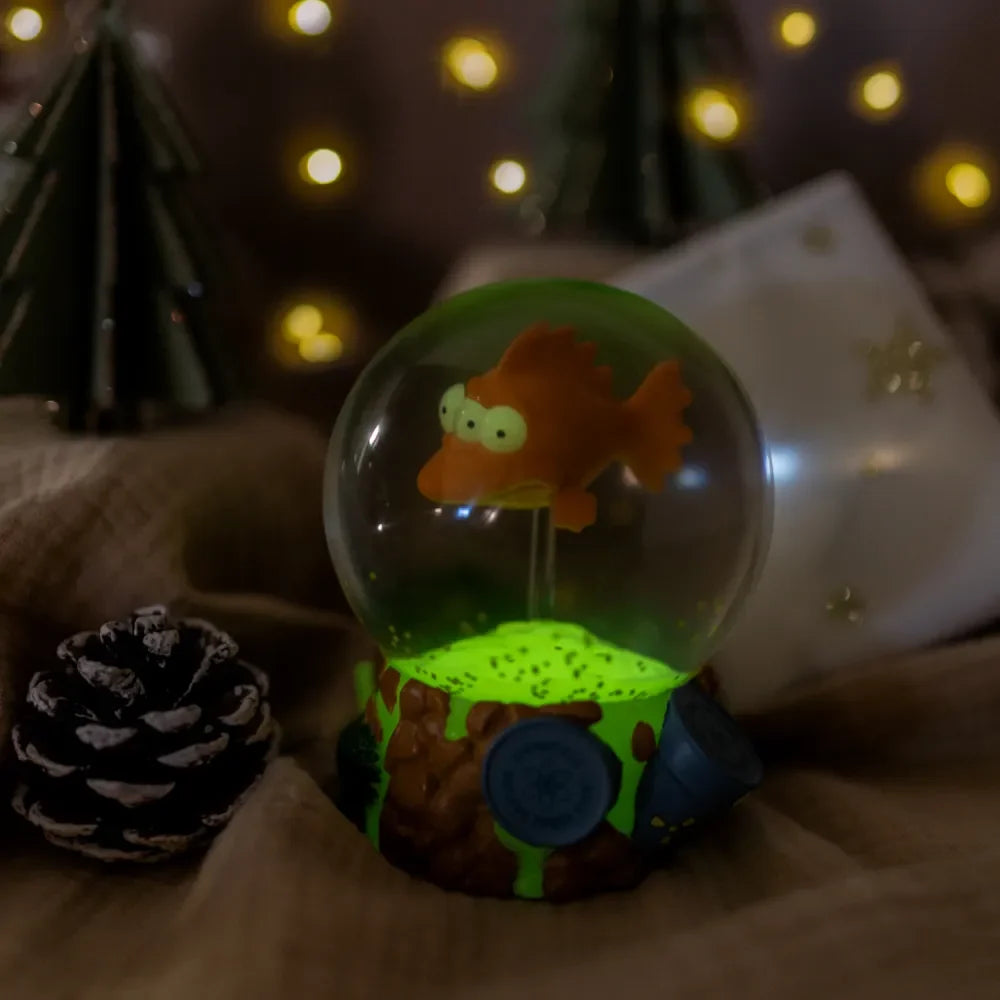 THE SIMPSONS - Blinky - Snow Globe 80mm 'Glow in the Dark'