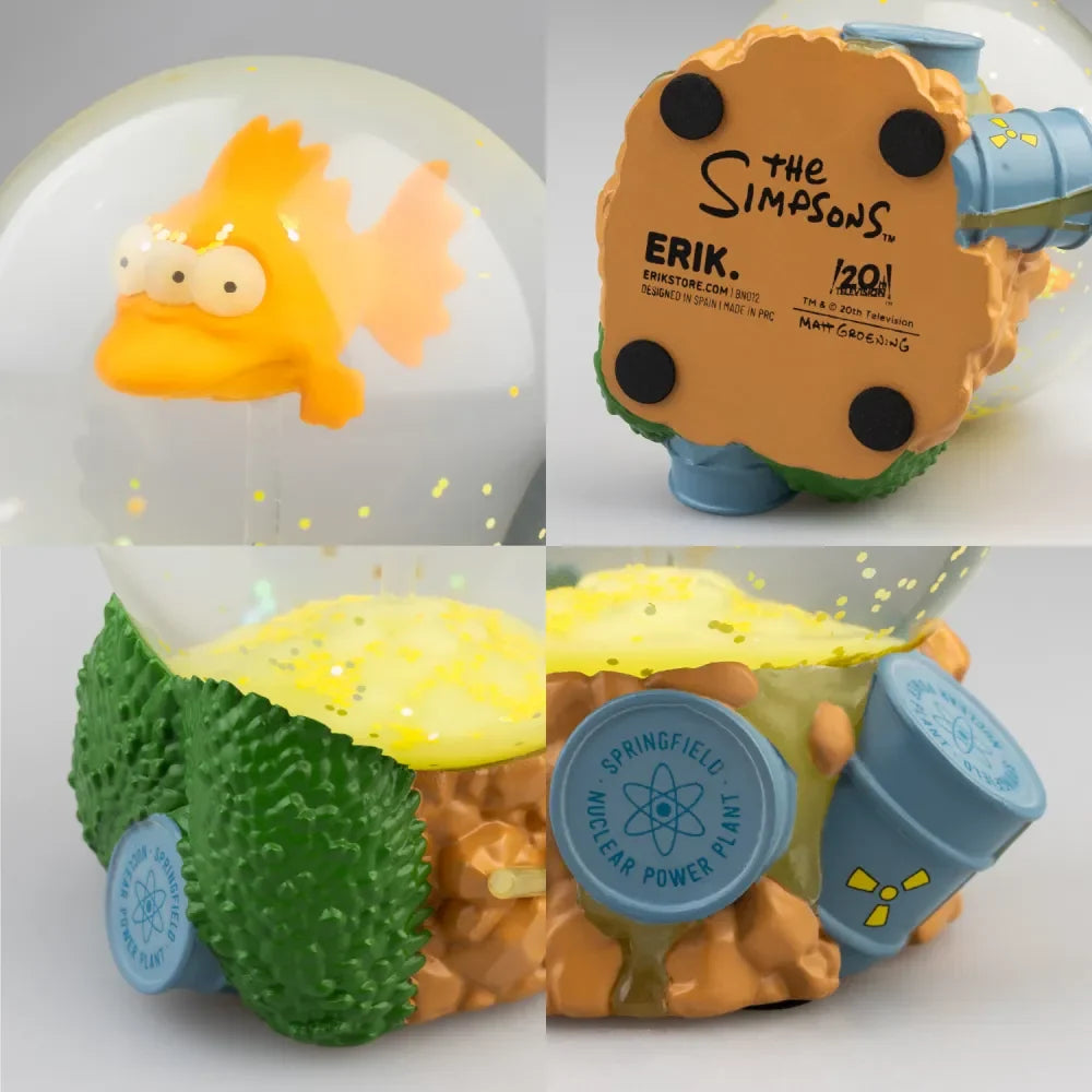 THE SIMPSONS - Blinky - Snow Globe 80mm 'Glow in the Dark'