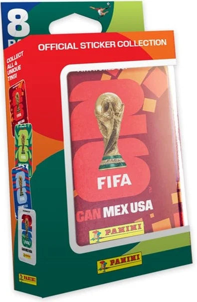 FIFA WORLD CUP 2026 - Panini Trading cards Pocket Tin (8 poch.)