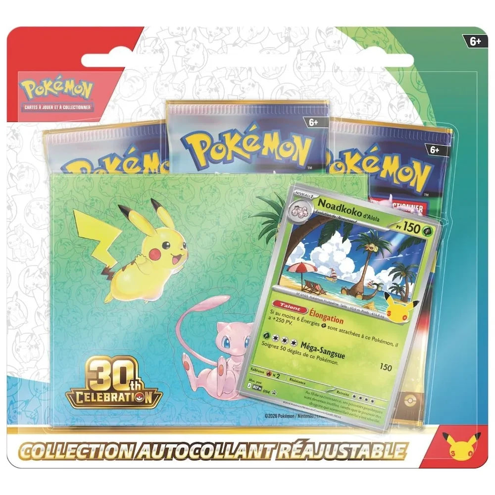 POKEMON - 30ème Anniversaire - Tech Sticker Box (2 visuels) - FR