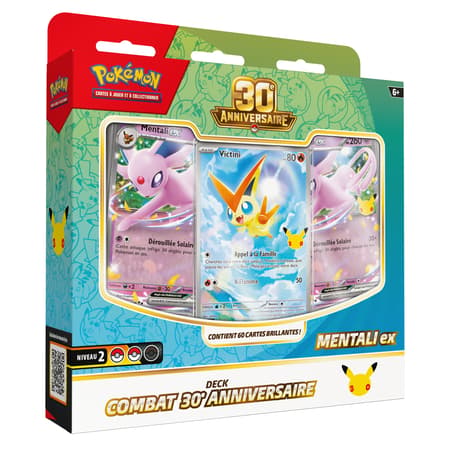 POKEMON - 30ème Anniversaire - Battle Deck - Noctali / Mentali - FR