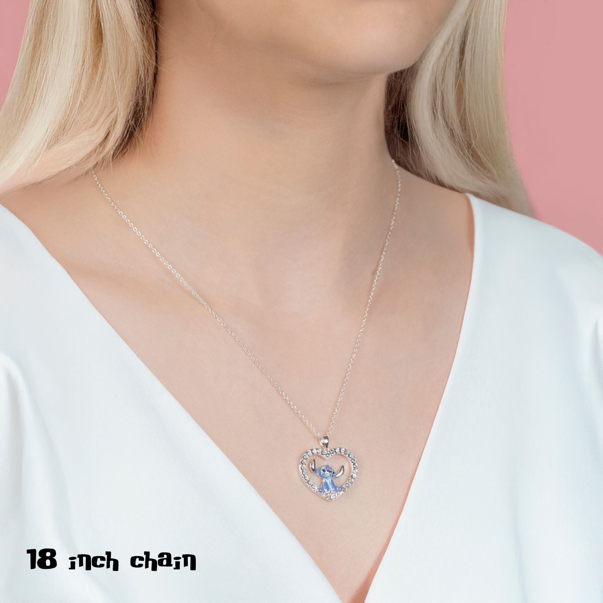 STITCH - Haert - Necklace - Plated Brass