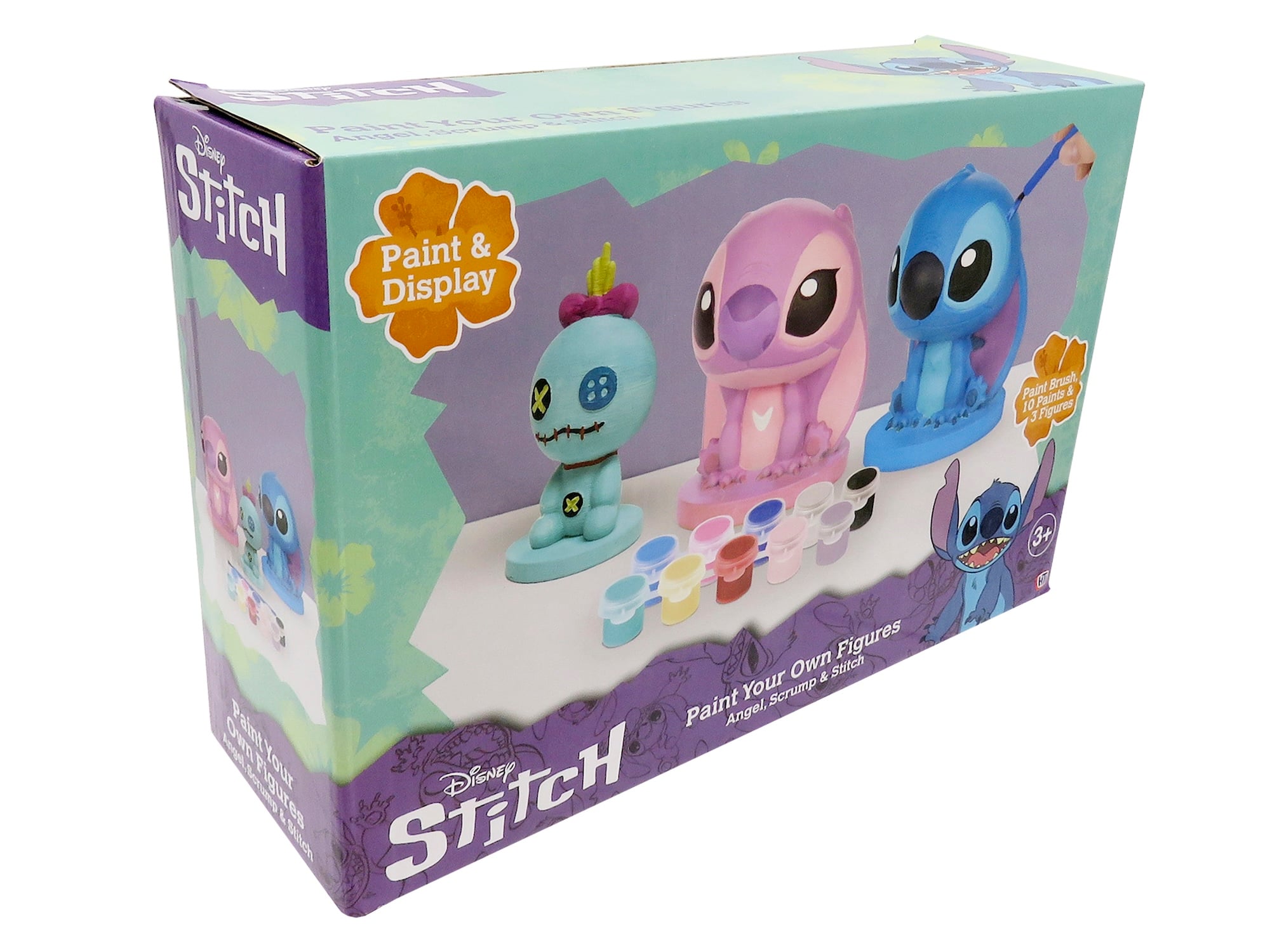 STITCH & ANGEL & SCRUMP - Set of 3 Figures to Paint