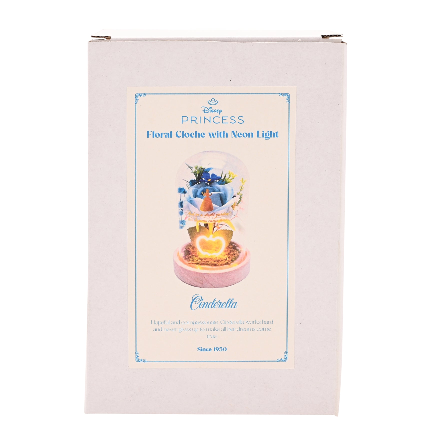 DISNEY PRINCESS - Cinderella - Floral Cloche with a Neon Light