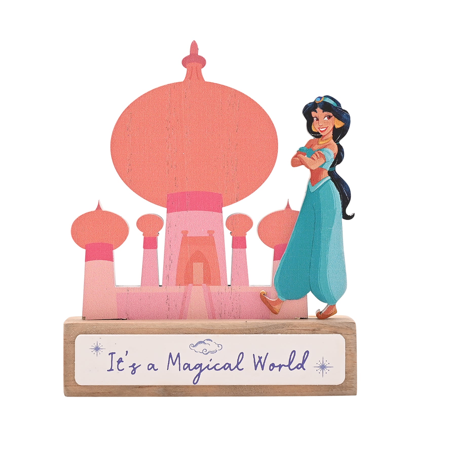 DISNEY PRINCESS - Jasmine - Mini Castle Plaque