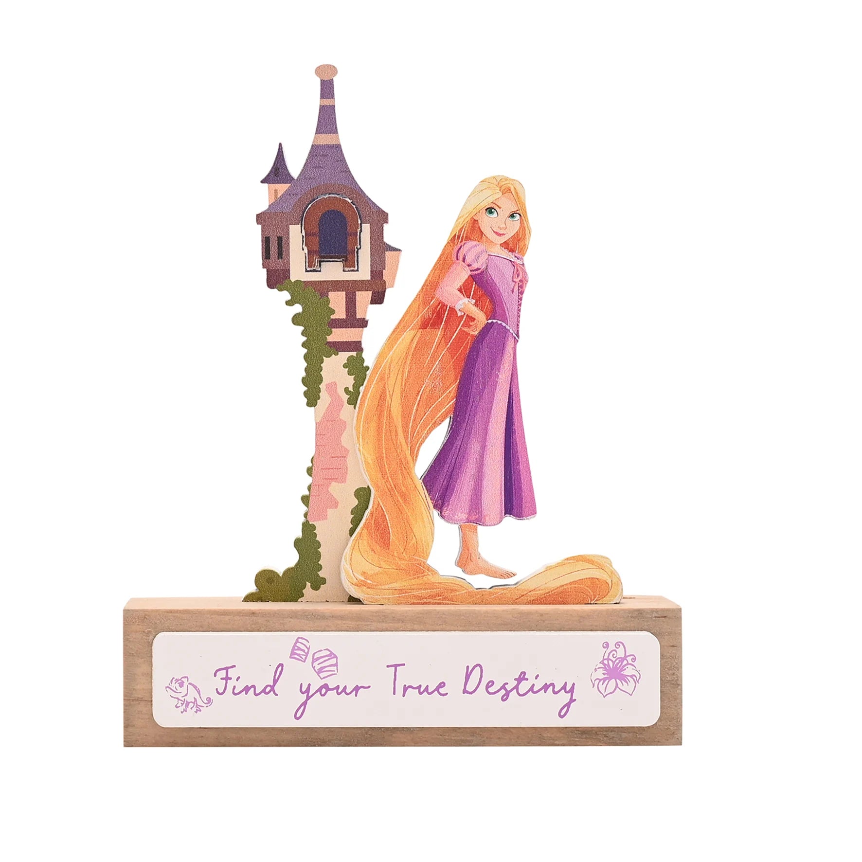 DISNEY PRINCESS - Rapunzel - Mini Castle Plaque