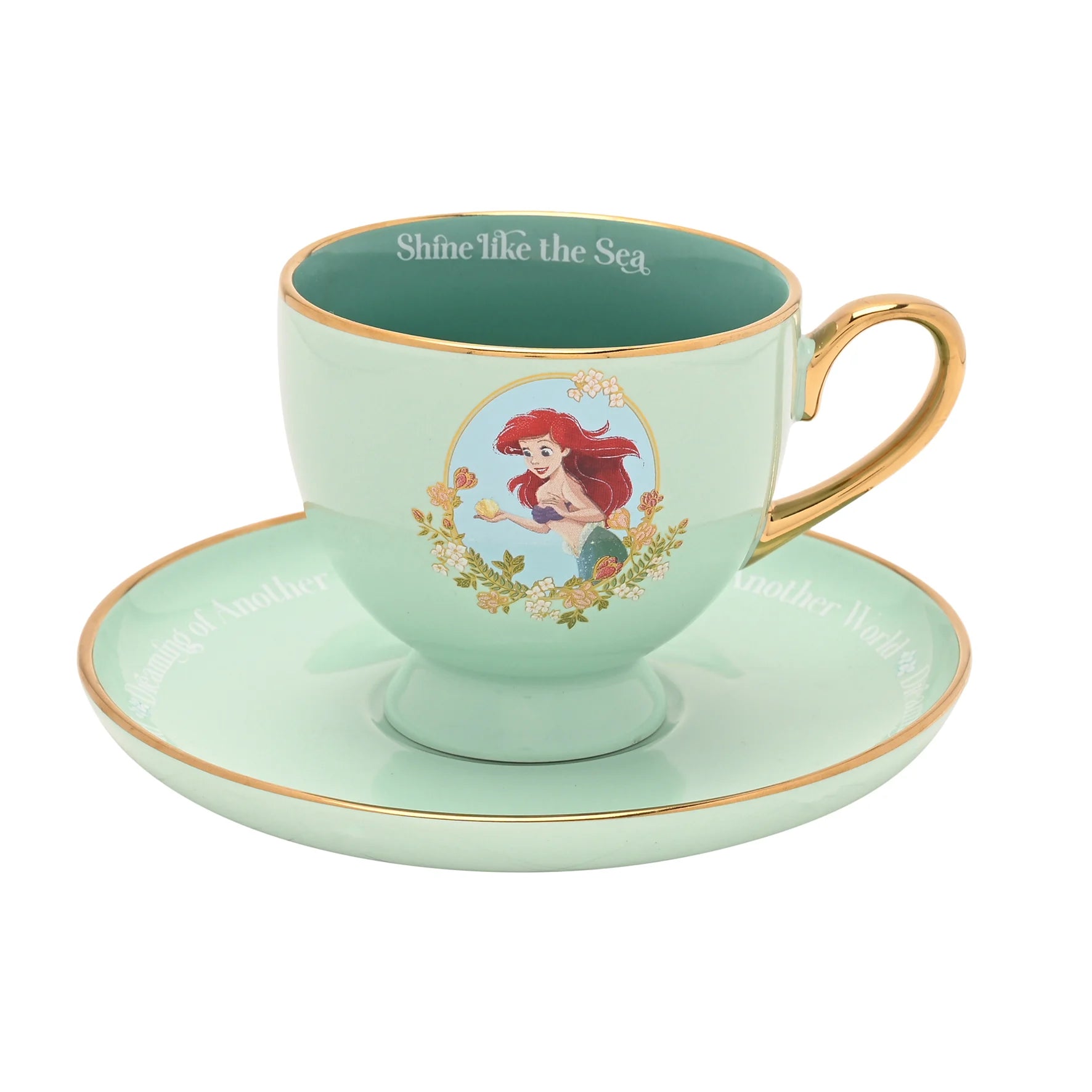 DISNEY PRINCESS - Ariel - Tea Cup + Saucer 7oz