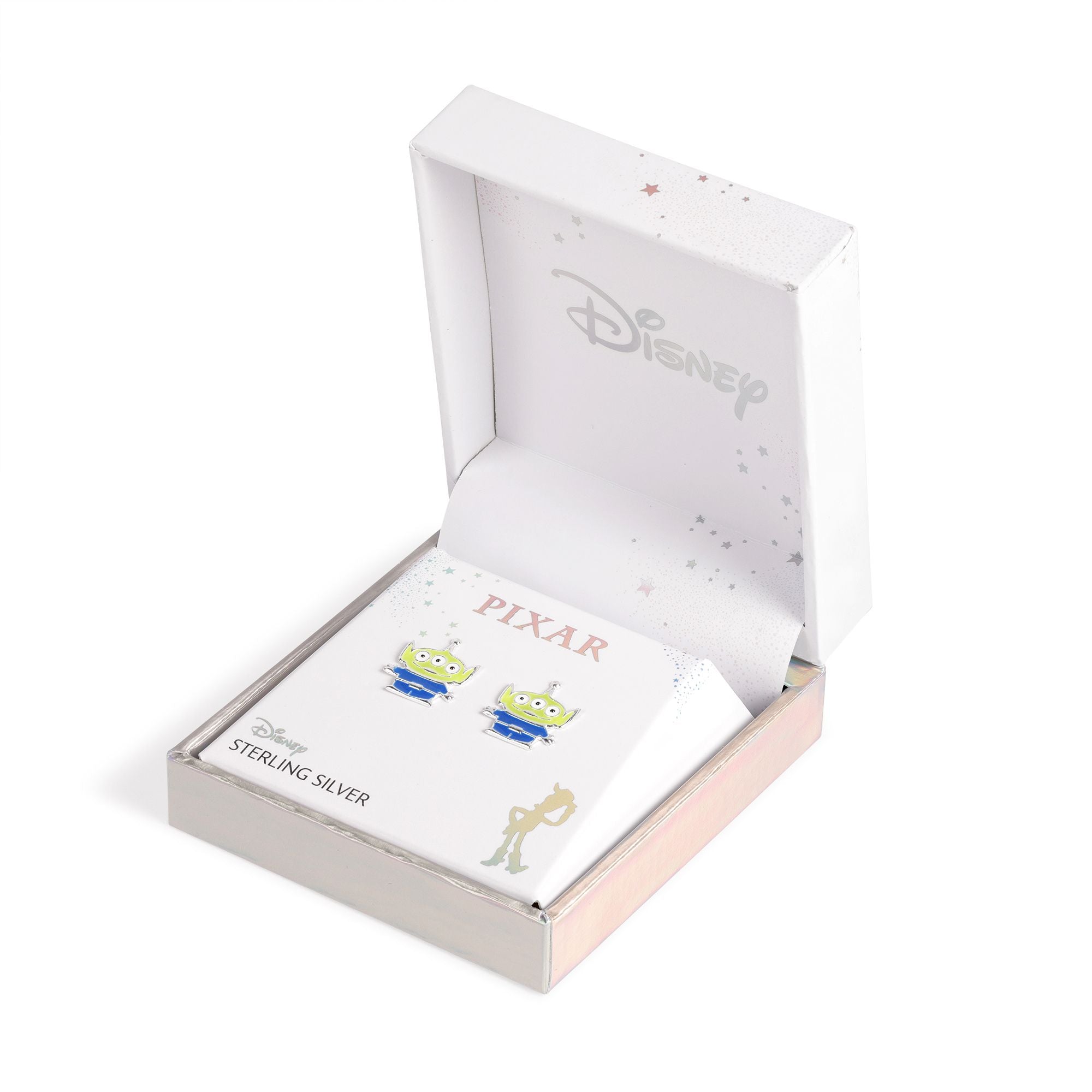 TOY STORY - Alien - 1 Pair of Sterling Silver Studs Earrings