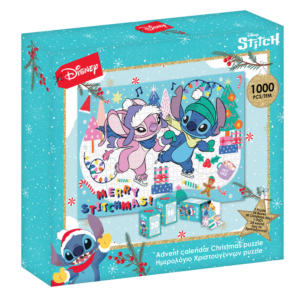 STITCH & ANGEL - Advent Calendar - Puzzle 1000P '50x70cm'