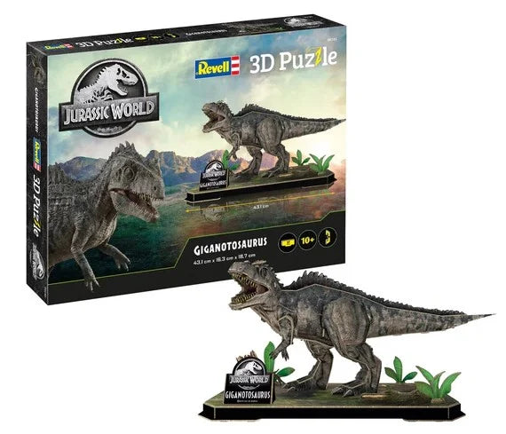 JURASSIC WORLD - Giganotosaurus - Puzzle 3D 60pcs
