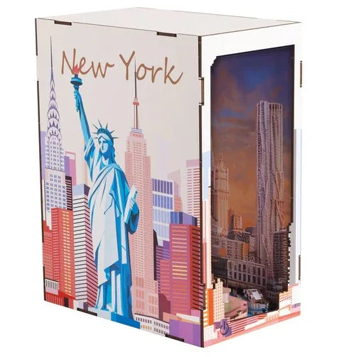 BOOK NOOK KIT - New York - 221pc + LED Light