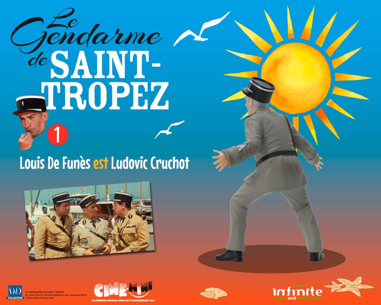 THE TROOPS OF ST. TROPEZ - Ludovic Cruchot - Figure 10cm
