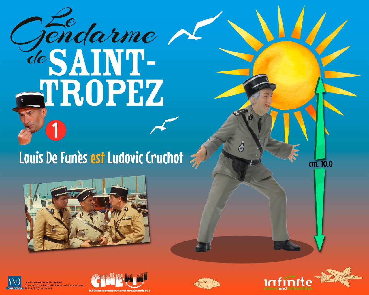 THE TROOPS OF ST. TROPEZ - Ludovic Cruchot - Figure 10cm