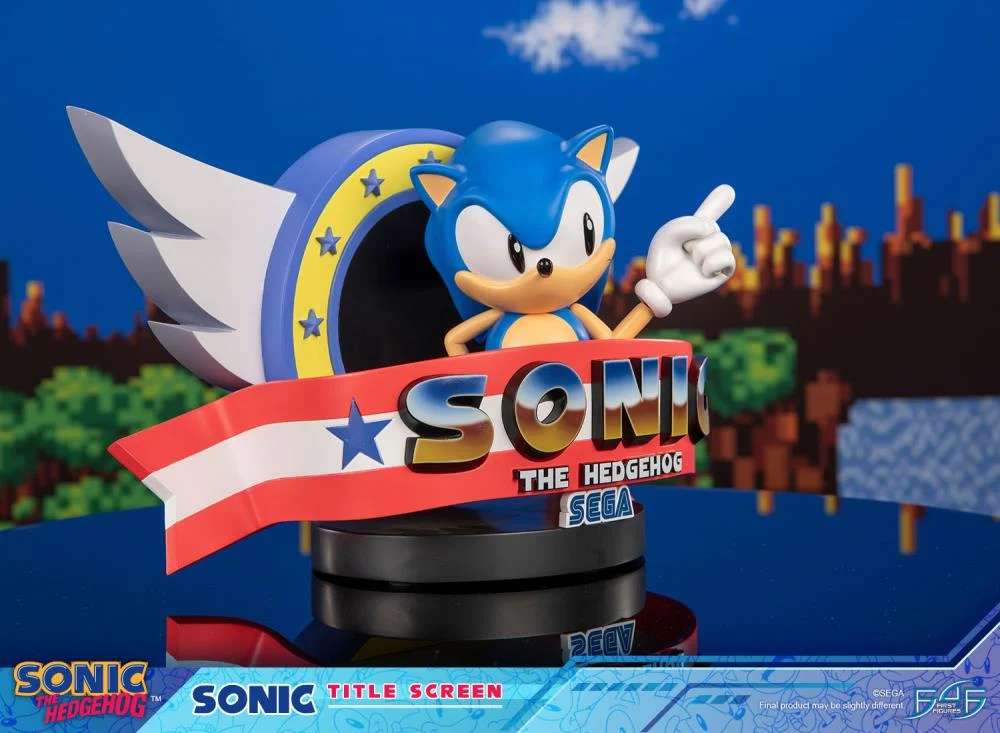 SONIC - Title Screen - Statue 21cm