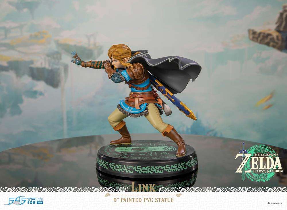 LEGEND OF ZELA TEARS OF THE KINGDOM - Link - Statue 18cm