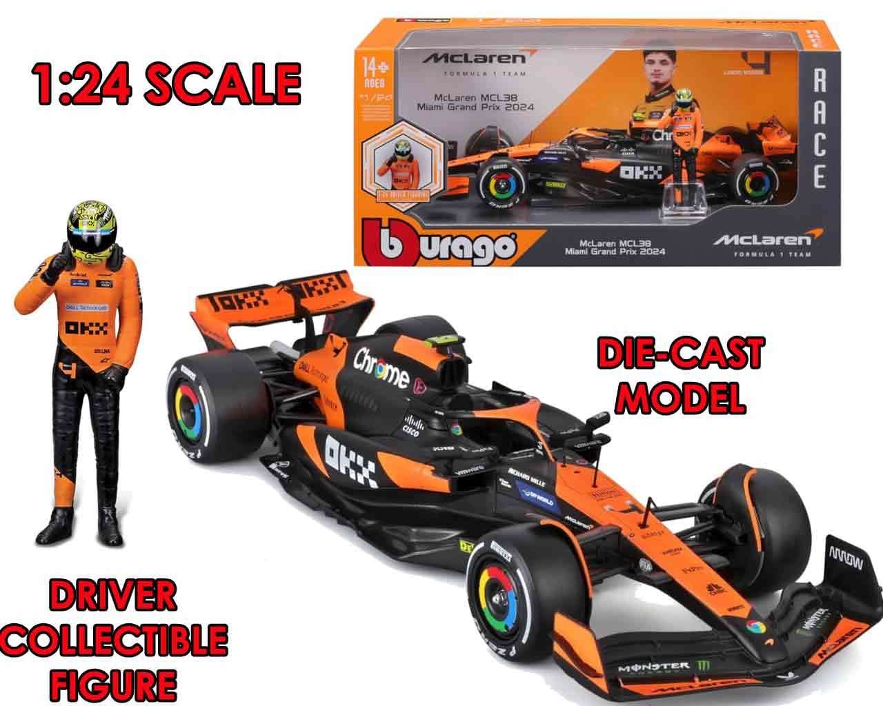FORMULA 1 - F1 Mc Laren Mcl38 with Norris - Model Kit 1/24