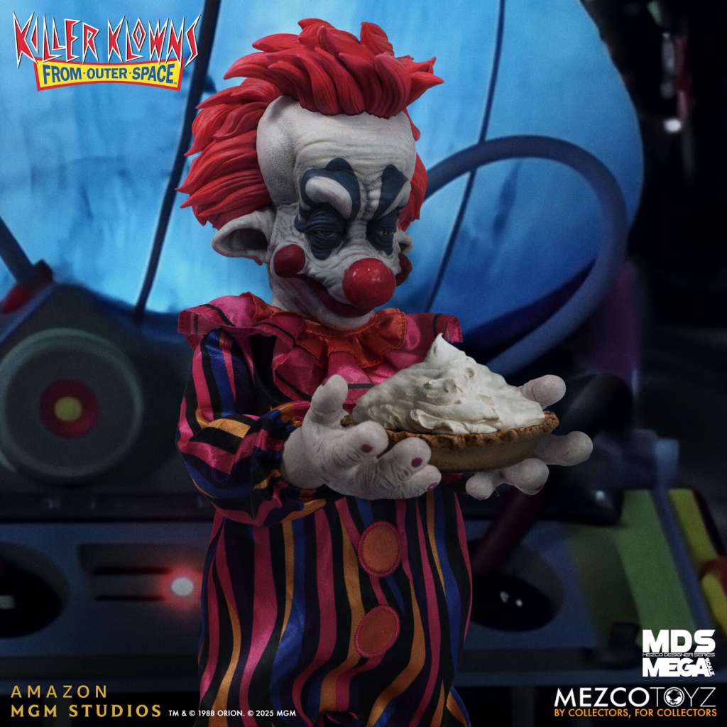 KILLER KLOWNS FROM OUTER SPACE -Rudy -MDS Mega Scale Talking Doll 37cm